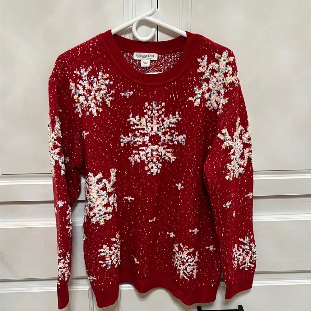 Coldwater Creek Snowflake Sweater